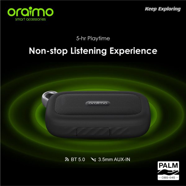 oraimo OBS-04S Palm Portable Wireless Speaker