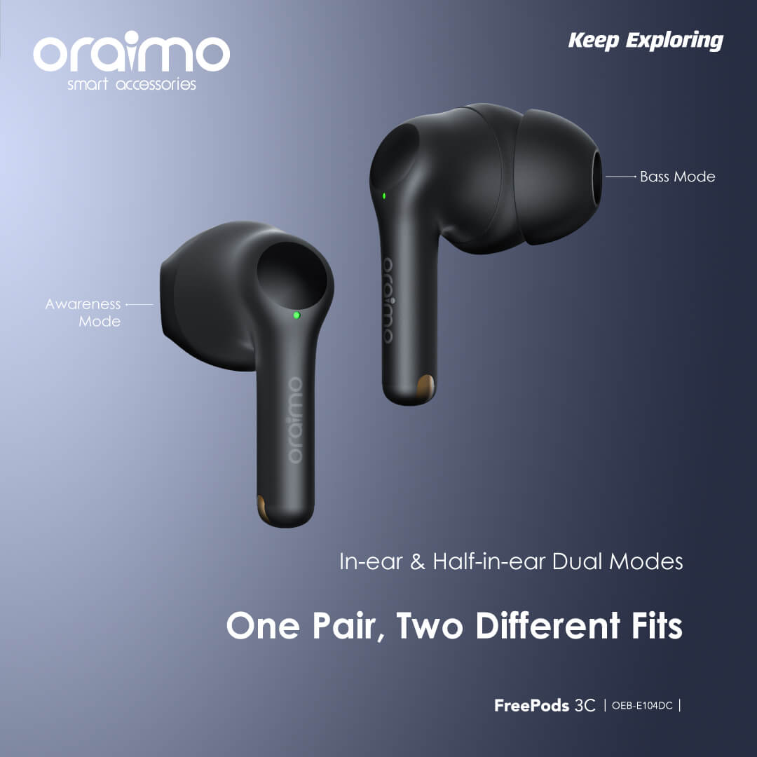 Oraimo OEB-E104DC FreePods 3C True Wireless Earbuds