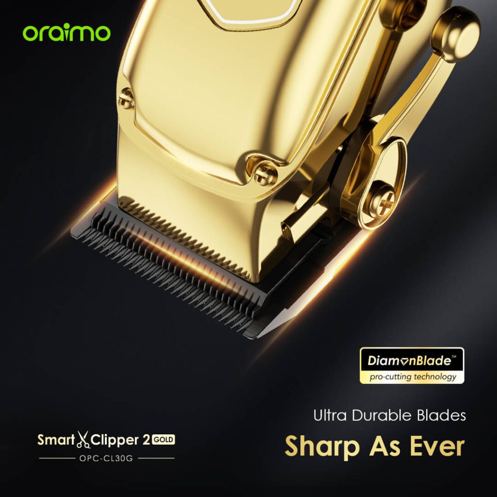Oraimo OPC-CL30 SmartClipper2 Professional Cordless Hair Clipper- Silver
