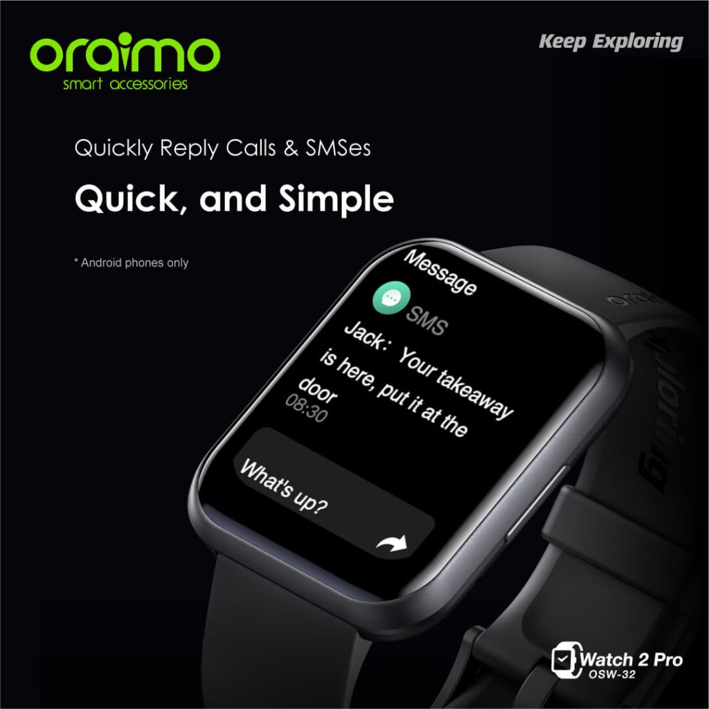 Oraimo Smart watch 2 Pro Smartwatch OSW-32
