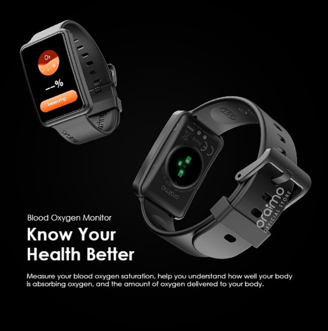 Oraimo Smart watch Fit Smartwatch Bluetooth IP68 Waterproof Android OSW-18N