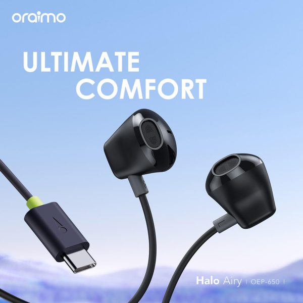 Oraimo Halo Airy OEP-650 Type C Wired Headphone