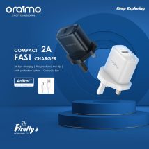 Oraimo Firefly 3 Charger Fast Charging 5V 2A OCW E66S M53 With Cable Micro