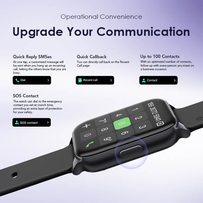 Oraimo OSW-801 Watch 4 Plus Calling Smart Watch
